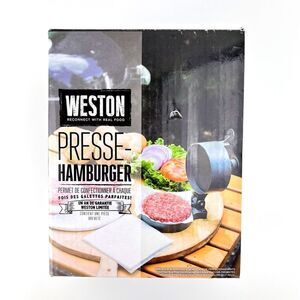 Weston Burger Express Single Burger Press Tool